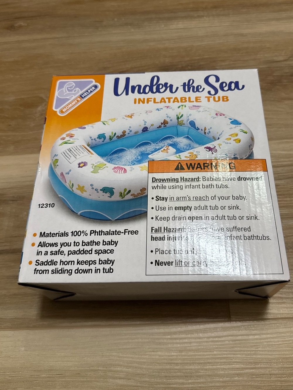 Under the sea inflatable bath tub